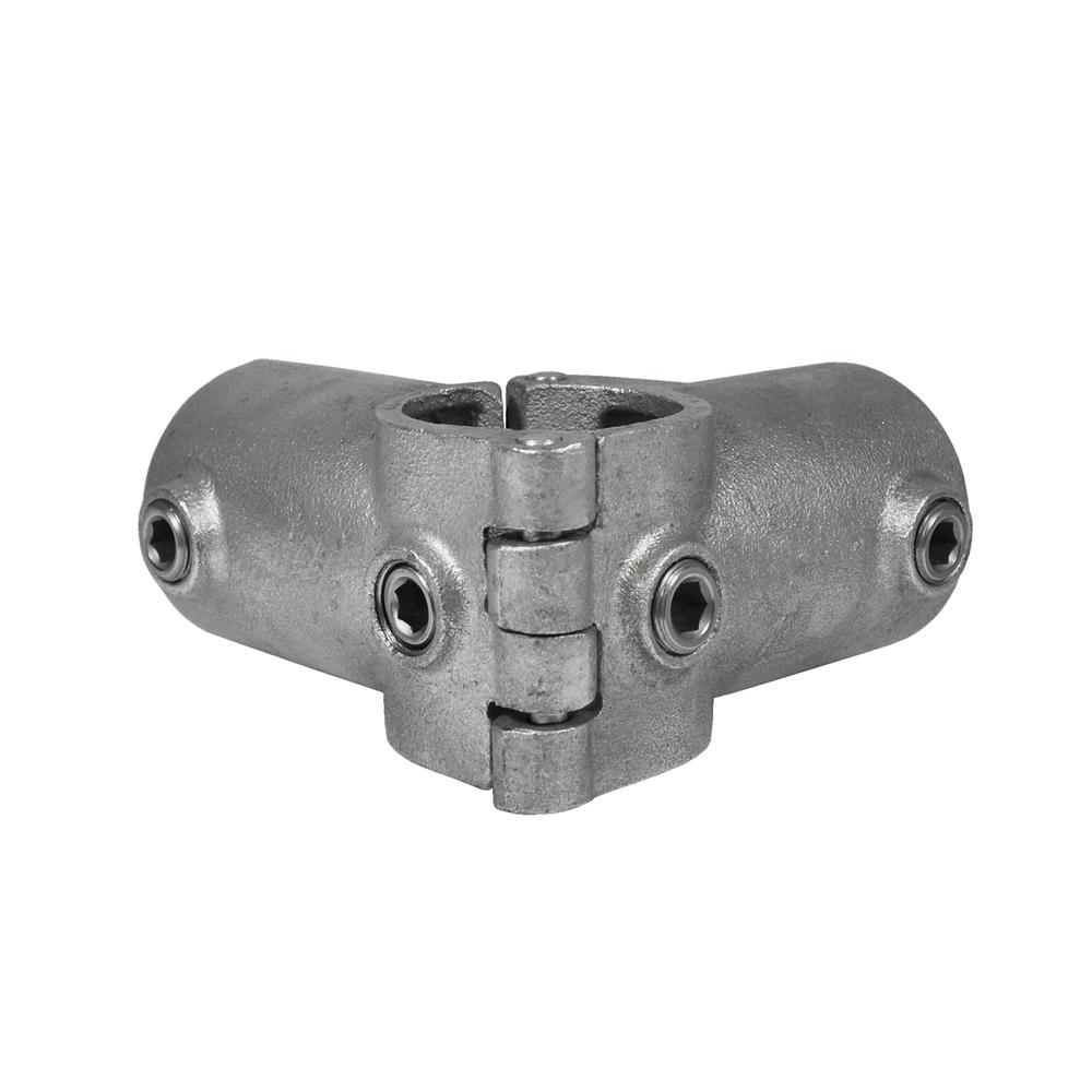 Doos Open klapbaar hoekstuk doorlopende staander 90°-E / 48,3 mm (18 stuks)